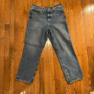 Express Blue Denim Jeans with Contrast Stitching